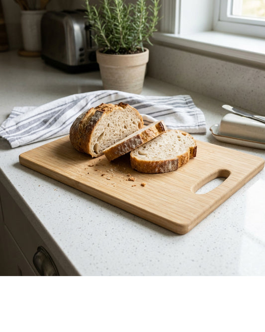 Trato Bamboo Cutting Board Handle Slot 13 x 9 in