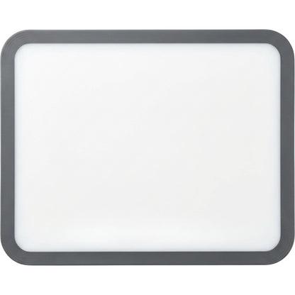Trato Poly Cutting Board Non Slip Border Gray 14 x 11 in