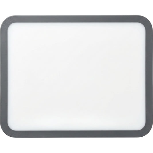 Trato Poly Cutting Board Non Slip Border Gray 14 x 11 in