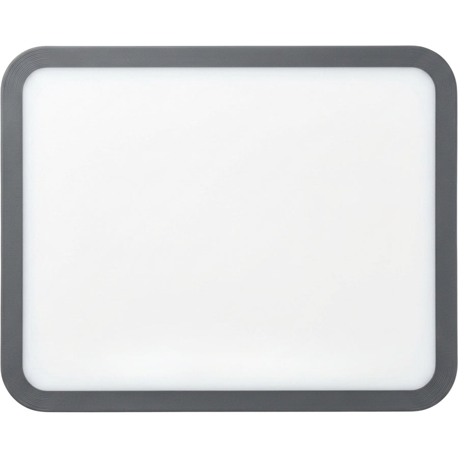 Trato Poly Cutting Board Non Slip Border Gray 14 x 11 in